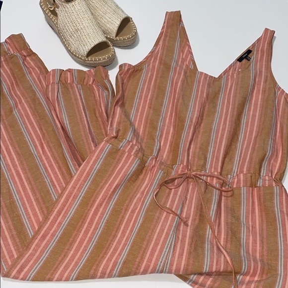 Anthropologie Pants - Anthropologie Drew Salmon, Brown & Turq Jumpsuit